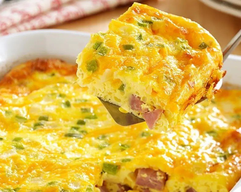 Omelete de Legumes de Forno Low Carb