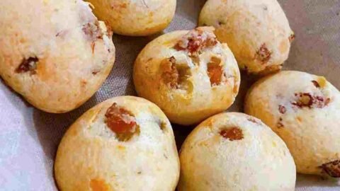 receita de pão de queijo tradicional Mineiro com Bacons