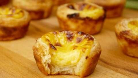 receita de pastel de nata com massa folhada