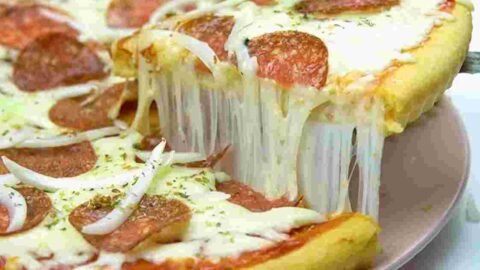 receita de pizza de liquidificador