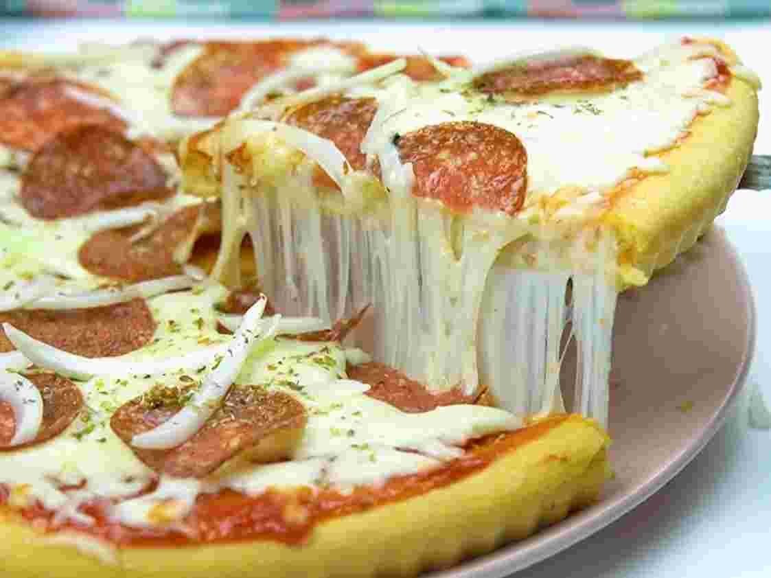 Pizza de Liquidificador