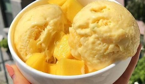 receita de sorvete de manga