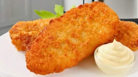 receita file de frango empanado na airfryer