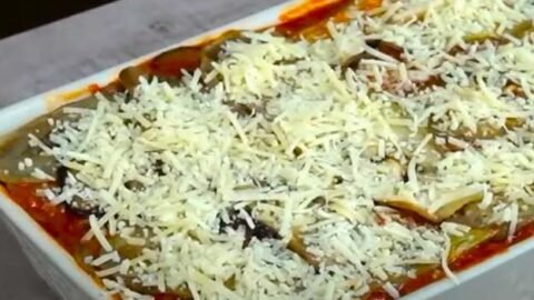 receita lasanha de berinjela com carne moida
