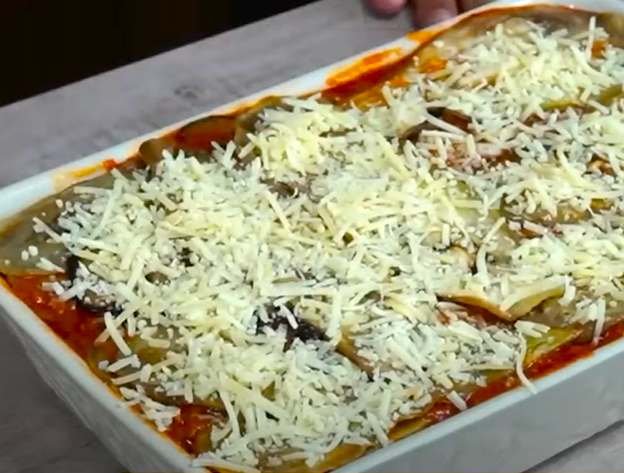Lasanha de Berinjela com Carne Moída