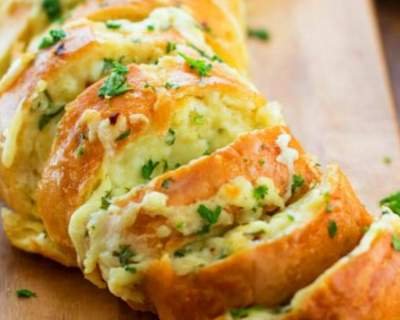 Pão de Alho Caseiro para Churrasco com Requeijão