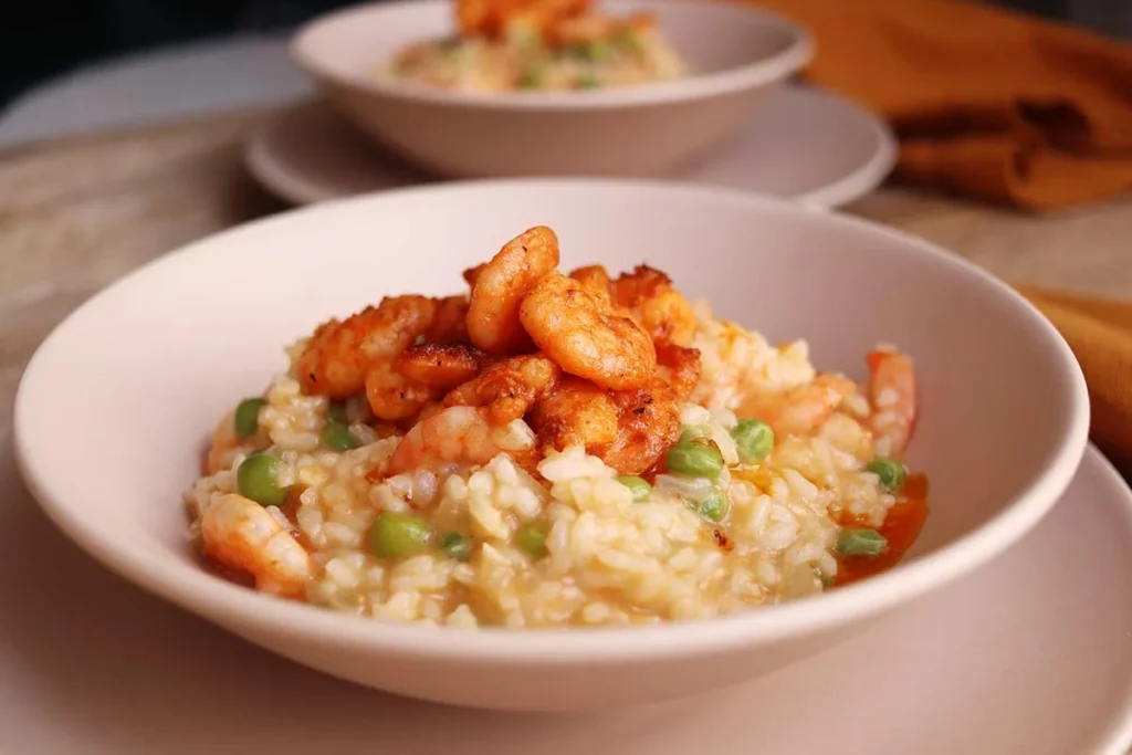Receita Risoto de Camarão Simples