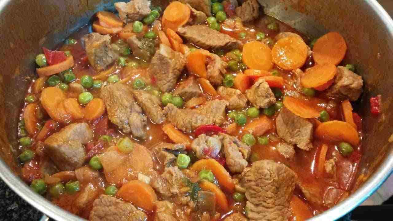 Receita com Carne de Vaca aos Cubos
