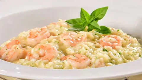 risoto de camarão receita sem vinho