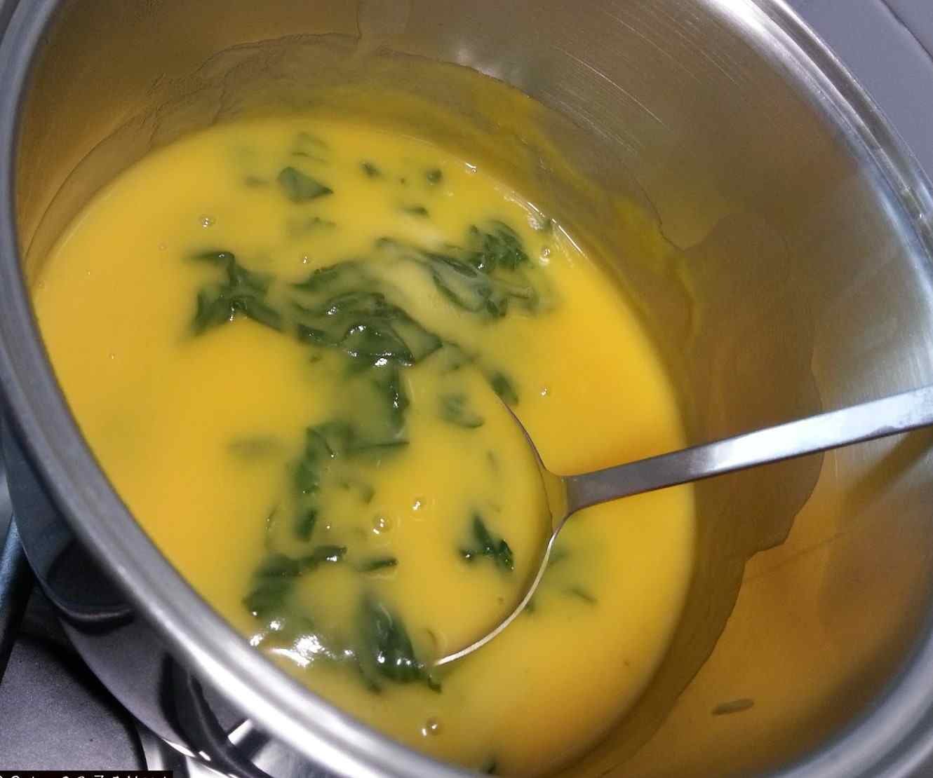 Sopa de Espinafres Receita