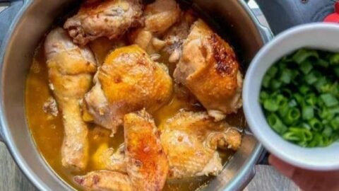 Coxas e Sobrecoxas na Panela de Pressão