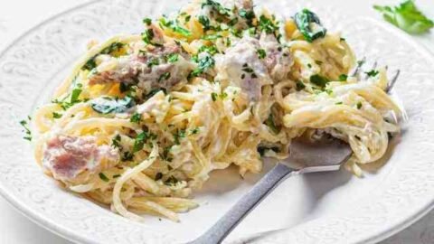 como fazer macarrão alho e oleo com atum