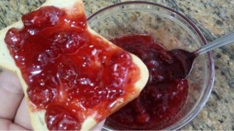 geleia de morango receita sem acucar