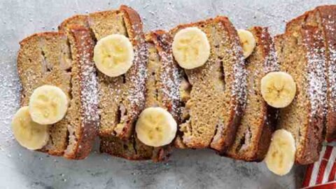 receita de bolo de banana com aveia e canela
