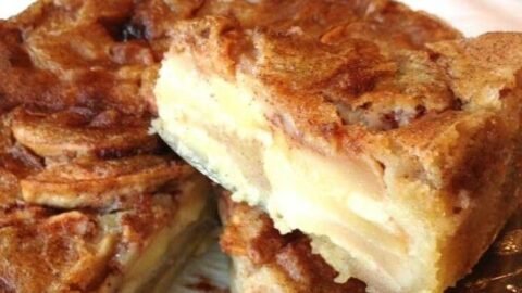 receita de bolo de maça e canela humido