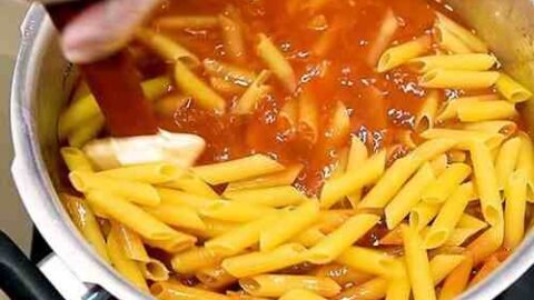 receita de macarrão de panela de pressão