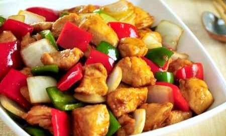 receita frango xadrez simples com cenoura