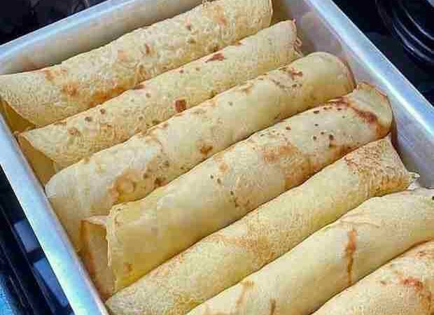 Receita Panqueca Liquidificador Simples Rápida e Fácil 4.8 (30)