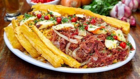 Baião de Dois com Feijão Fradinho e Carne Seca