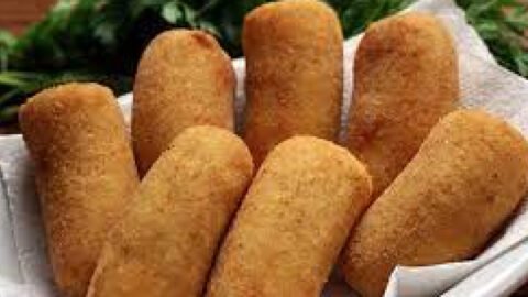 Banana Empanada frita na airfryer