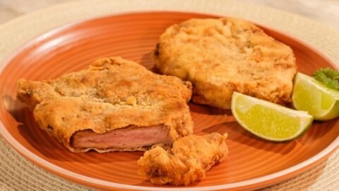 Bife de porco à milanesa