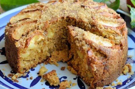 Bolo de Maçã com Canela Sem Glúten