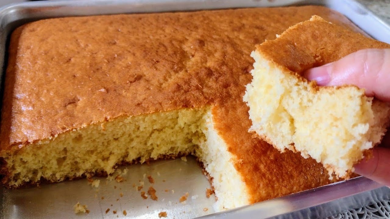 Bolo de Trigo Fofinho - Bolo Caseiro Simples e Rápido