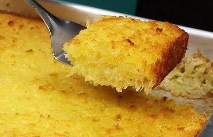 Ingredientes para o Bolo de Mandioca com Coco