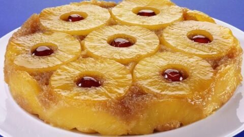bolo de ananas umido
