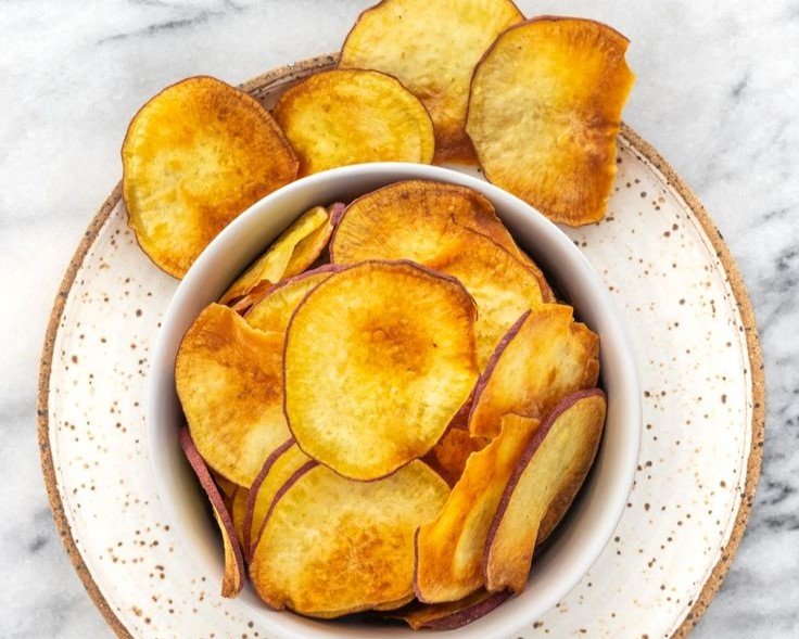 chips de batata doce na airfryer