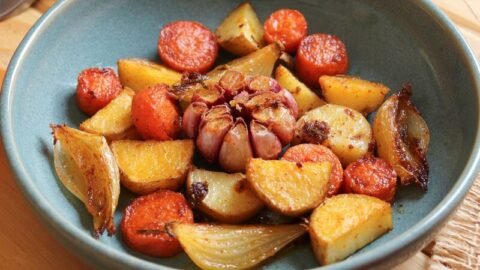 como fazer legumes assados