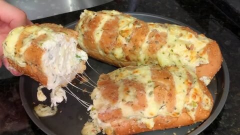 como fazer pão de alho caseiro com pao frances