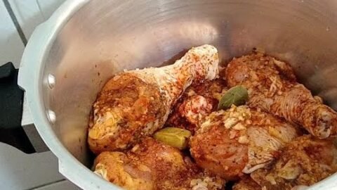 coxa de frango na panela de pressão