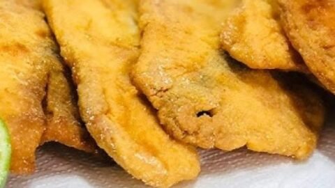 filé de tilápia empanado no fubá