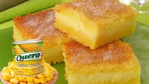 bolo de milho de latinha feito com trigo