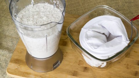 como fazer leite de coco no liquidificador