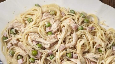 macarrão com sardinha e creme de leite