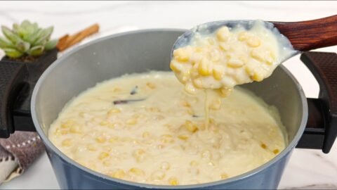 mungunzá nordestino com leite condensado