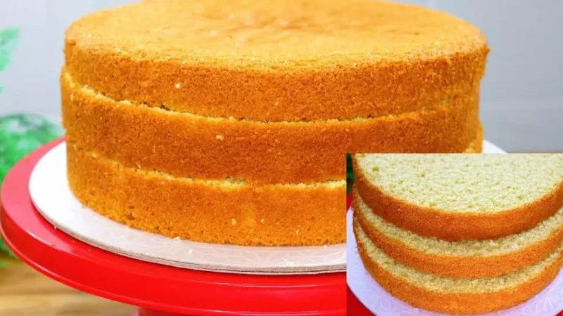 Pão de Ló Fofinho para Rechear e Decorar: A Base Perfeita para Sua Criatividade! 4.9 (57)