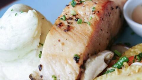 peixe espada no forno com limão