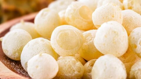 pipoca de polvilho doce assado