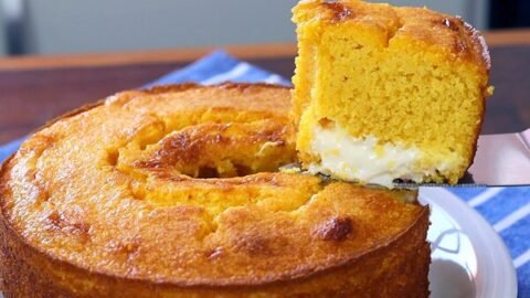 receita de bolo de milho verde de lata com requeijão cremoso
