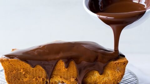 receita de cobertura de chocolate simples