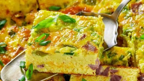 receita de omelete de forno sem farinha de trigo