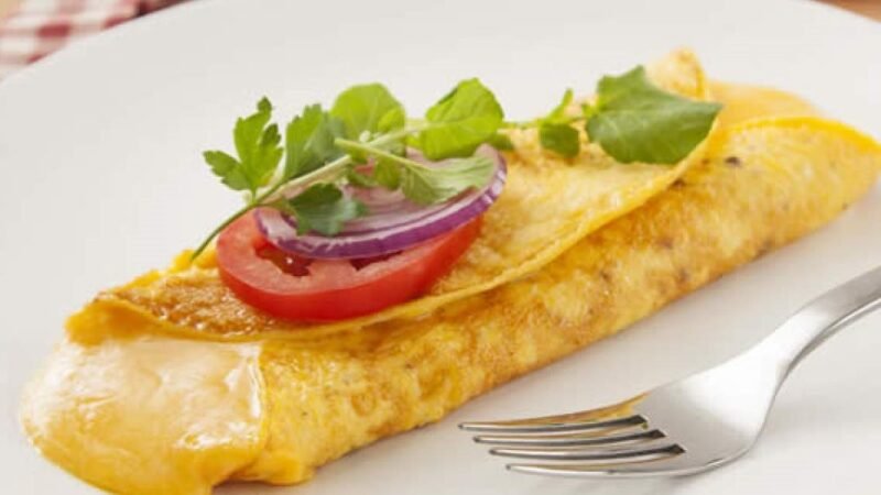 Como Fazer Omelete de Queijo Simples Deliciosa em 5 Minutos! 0 (0)