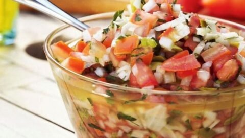 receita de vinagrete simples sem azeite