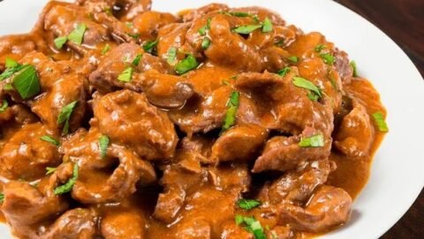 receita moela de frango na panela de pressão