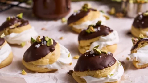 receita profiteroles receita fácil