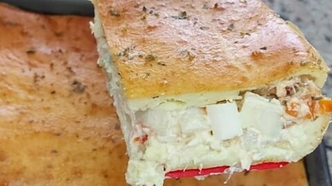 torta de palmito de liquidificador