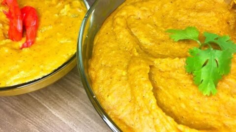 vatapá baiano com farinha de mandioca